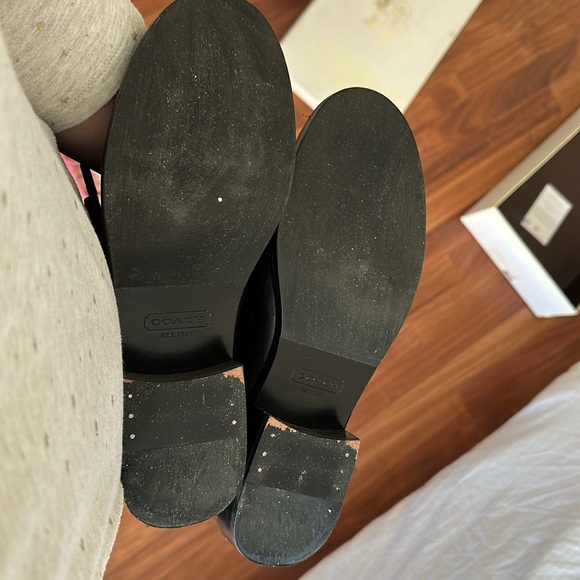 Size 10, Knee-High, Black Coach Joele Boots - Picture 5 of 6